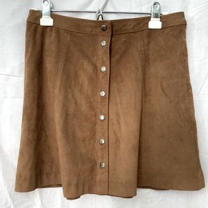 Sued mini skirt